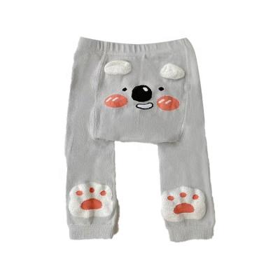 China 2-4 Years Baby Tight Leggings with Cute Pattern Thick and Skin-Friendly in Five Colors for sale