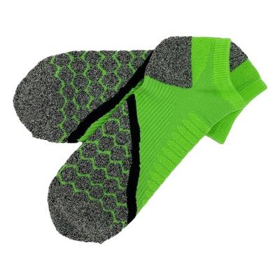 China Daily Knitted Green Breathable Custom Logo Private Label Bulk Running Sport Socks for sale