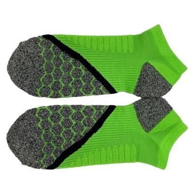 China Grüne Fußsocken für schnelle Trocknung aus weichen Baumwolle zu verkaufen