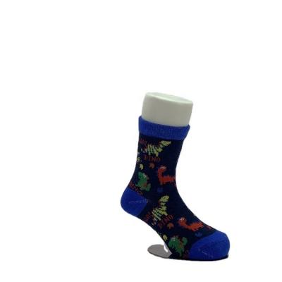 China Baby Boys Socks Breathable and Non-slip Organic Cartoon Dinosaur for sale