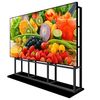 China Indoor Advertising Display 55 Inch Video Wall Mount Screen 3x3 Flat Panel With LCD Video Wall For Exhibition Hall for sale