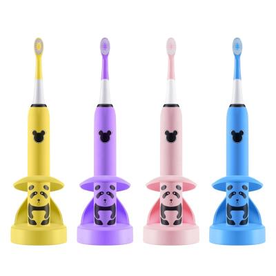 China 2021 battery operated new arrive ipx7 40 200 times per minute waterproof kids electric 3d toothbrush for sale