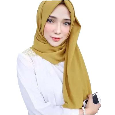 China High Quality Style Muslim Hijab Women Long Chiffon Muslim Weekly Business for sale