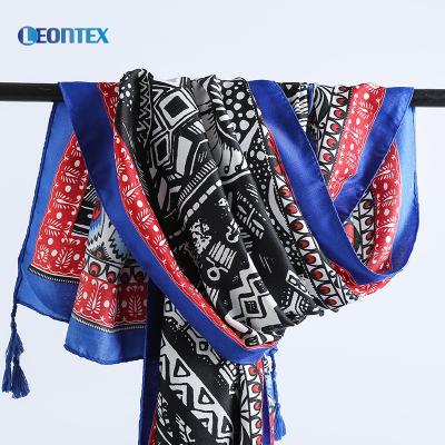 China Wholesale Cheap Ethnic Turkey Fashion Tassel Fur Shawl Style Ethnic Scarves for sale