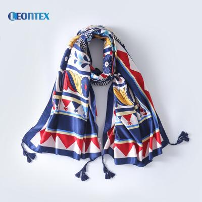 China fashion squishy design hot sale 80 polyester+20 indian tassel scarf muffler for women muslim women hijab for sale