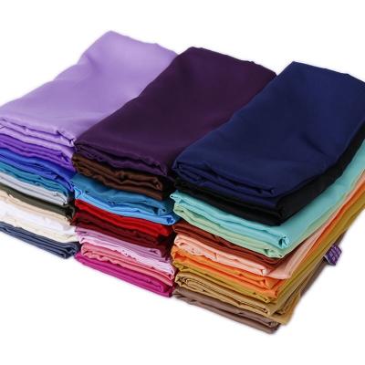 China Wholesale custom plain matte satin matte satin multi hijab shawl solid color islam daily life islam satin matte for sale