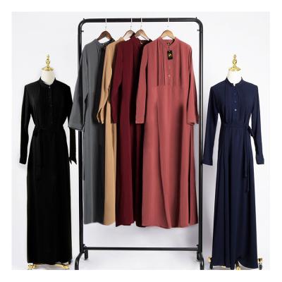 China Wholesale Fashion Acetate Design Long Abaya Islamic Clothing Muslim Women Dress For Women for sale