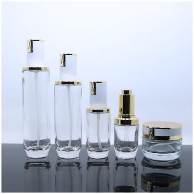 China Chinese Factory PERSONAL CARE Packaging Bottle Cosmetic Glass Dropper Bottle Set for sale