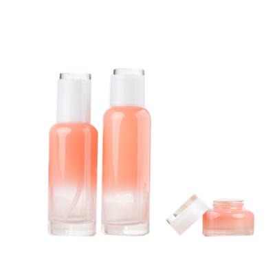 China PERSONAL CARE Glass Bottle Set Empty Gradient Perfume Bottles 100ml Volume For Sale for sale