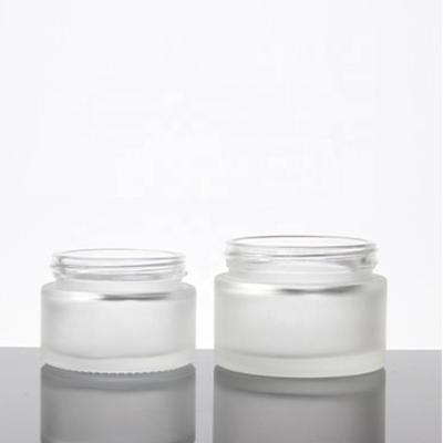 China Wholesale Hot Sale 50g PERSONAL CARE Face Cream Glass Jar for sale