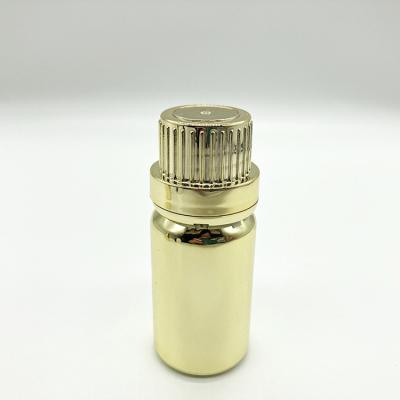 China Luxury/Modern/Fashion New Arrival 10ml Essential Oil Eletropating Gold Bottle Glass Bottle for sale