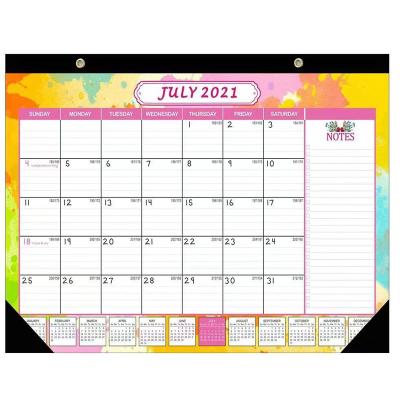 China High Quality Custom 2021 Table/Printer Wall Calendar 2022 Color Prints 12 Months Monthly Weekly Wall Calendar Calendars for sale