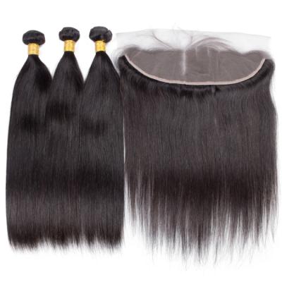 China Silky Straight Wave Hair Bundles With Lace Headband Cheap Hair Bundles China Hair Bundles With Closure for sale