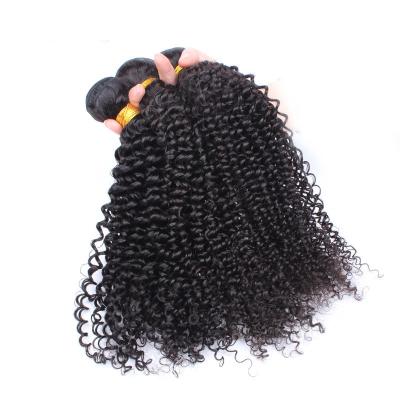 China Peruvian Kinky Curly Deep Wave Hair Weave Bundles Vendors With Curly Hair Bundles With Closure for sale