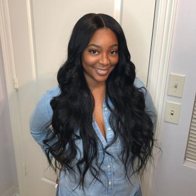 China Body Wave 13x4 13x6 Lace Front Human Hair 1B Body Wave Virgin Hair Lace Front Wigs Lace Front Human Hair for sale