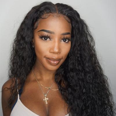 China Body Wave Hair Full Lace Front Wig Transparent Cuticle Aligned Virgin Hair Full HD Glueless Lace Wigs For Black Women for sale