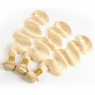 China Body Wave China Factory Promotion Bundles With Ash Blonde Wig 613 Frontal Hair for sale