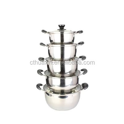 China Korean Good Quality Stainless Steel Viable Pot Set for sale