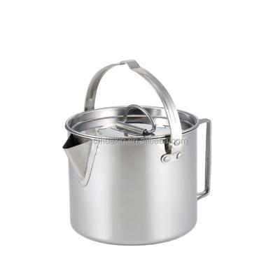 China Sustainable outdoor stainless steel kettle for sale