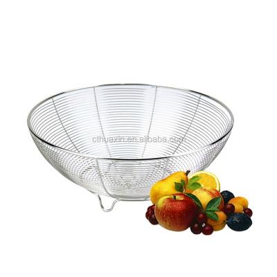 China Sustainable stainless steel colander for sale