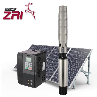 China ZRI 8SP95 Domestic Huge Inch Power Solar Water Pump for Agriculture Solar Surface Water Pump for Irrigation for sale