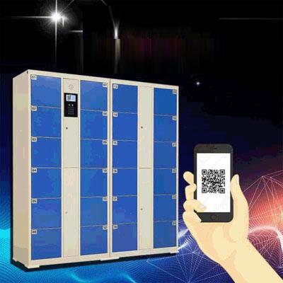 China Smart Supermarket Supermarket Barcode Send To / From Storage Cabinet / Cinema Electronic Coin Barcode Lockers for sale