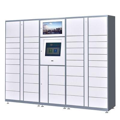 China Utilities Express Delivery Parcel Locker Package Pick Up Station With PUDO Fingerprint Reader Parcel Locker for sale