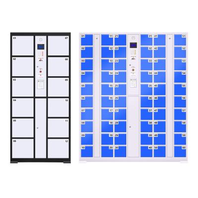 China Automatic Electronic Locker 10 Door Supermarket 6 Door Locker Smart Storage Locker for sale