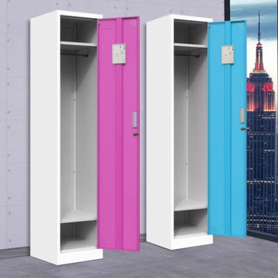 China Cheap KD Structure Price Locker 1 Door Metal Door Closet 4 Single Door Steel Wardrobe for sale