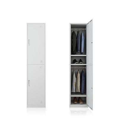 China KD structure locker staff dormitory metal sheet change wardrobe vertical 3 compartment steel locker for sale