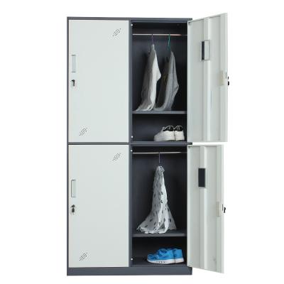 China Bath Center School Wardrobe with Staff Dormitory Lock Steel Storage Cabinet for sale