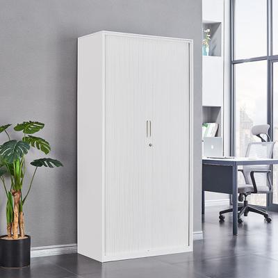 China (Other) Adjustable Office Shutter Door Cabinet Tambour Door Storage Locker with Lock for sale