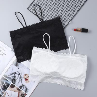 China New Antibacterial Spring Underwear Ladies Wrapped Chest Good Elastic Lace Comfort Underwear For Girls for sale