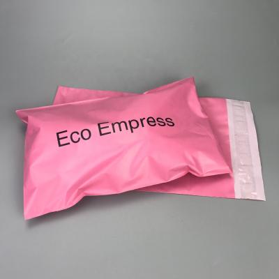 China Wholesale biodegradable polymailer eco friendly pink black matte poly mailer bags custom printed plastic envelopes mailing bags for sale