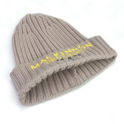 China Fall Winter COMMON Wool Hat Knitted Beanie Hat Warm Knitted Beanie Hat for sale