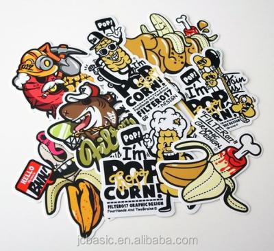 China Custom cheap die cut vinyl sticker logo labels vinyl sticker printing for printing for sale