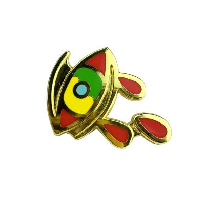 China custom 3D metal enamel logo lapel pin promotional pin with your logo for sale