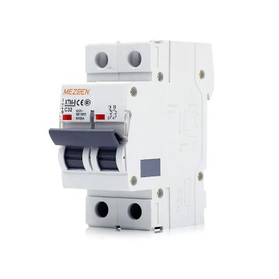 China MCB C32 MCB Mini MCB Copper Electrical Circuit Breaker XTM8 2P 32A Breaker Switch 1-63A 6kA for sale