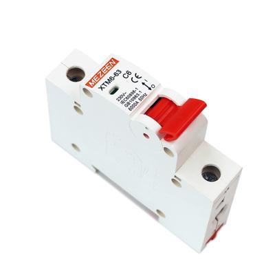 China Miniature Copper Circuit Breaker Leakage Protection 230V AC Air Switch 1P 2P 3P for sale