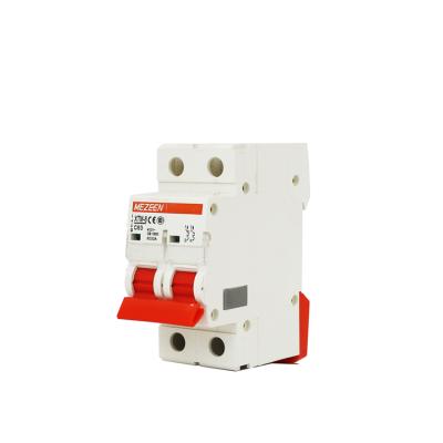 China Copper Mini Pole 20amp 380v 6000a, Circuit Breaker 2 MCB C65 for sale