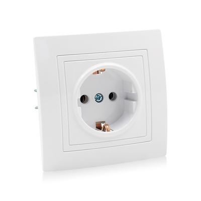 China Schuko Wall Outlet Outlet Y Series Good Quality Germany Single Socket Euro Safety China Electrical Standard for sale