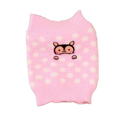 China Breathe Free Chenille Double Cartoon Belly Around Bun Feather Soft Fluffy Yarn Home Warm Belly Waist Pad for sale