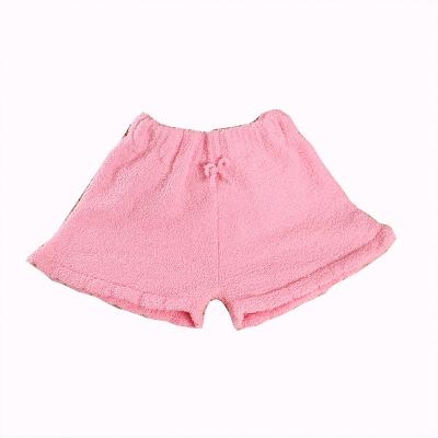 China Breathable Soft Warm Cashmere Knitted Knitted Shorts Womens Half Shorts Plush Fall Pants for sale