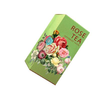 China Recyclable Compatible Quality Custom Logo Design Food Box Tea Packaging for sale