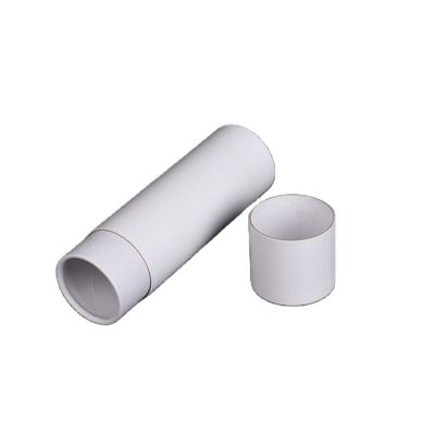 China Low Price Biodegradable Air Freshener Packaging Lift Up White Paper Tubes Cylinder Packaging for sale