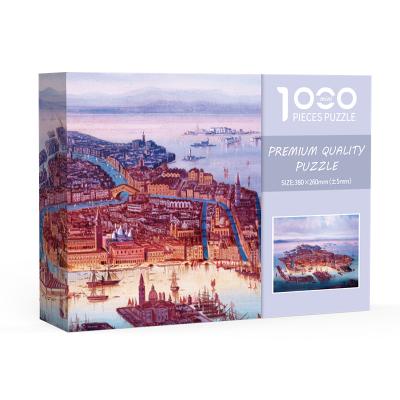 China Cartoon Toy Good-Looking Custom 10000 Pieces Wooden Jigsaw Puzzle In Stock for sale