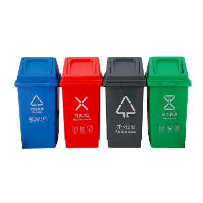 China Different Types 20L Waste Bin Rubbish Bins Black Commercial Waste Viable Cheap Price Bin for sale