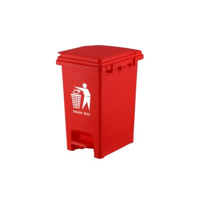 China 15L Sustainable Plastic Outdoor Street Dirty Clear Stackable Recycling Storage Bins Rubbish Bin Waste Bins for sale