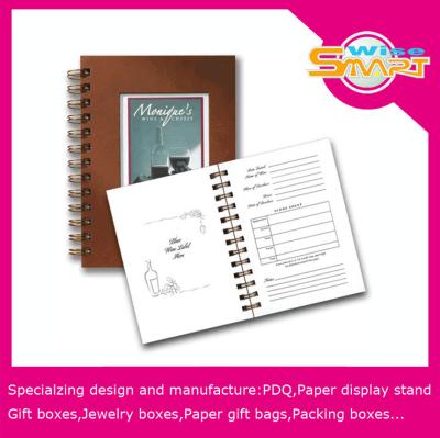 China Spiral Binding Book / Coloring Hardcover Book Printing with 50gsm - 300gsm White / Brown Kraft Paper for sale