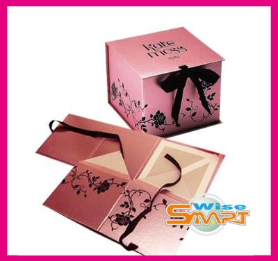 China Caja plegable de papel reciclada personalizada de la cartulina, cajas de empaquetado PB2012316 del regalo en venta